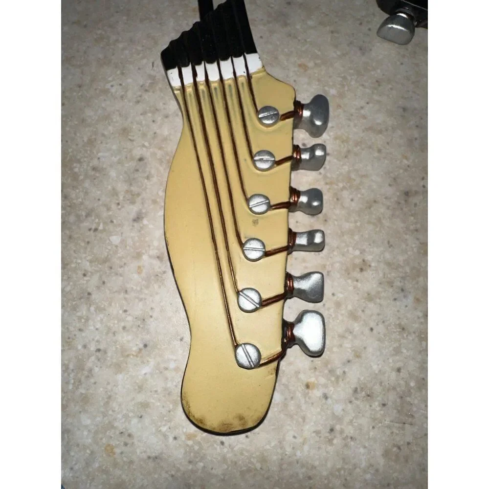 Electric and Acoustic Guitar Headstock RESIN Decorative Wall Hooks 2008 ICA Home